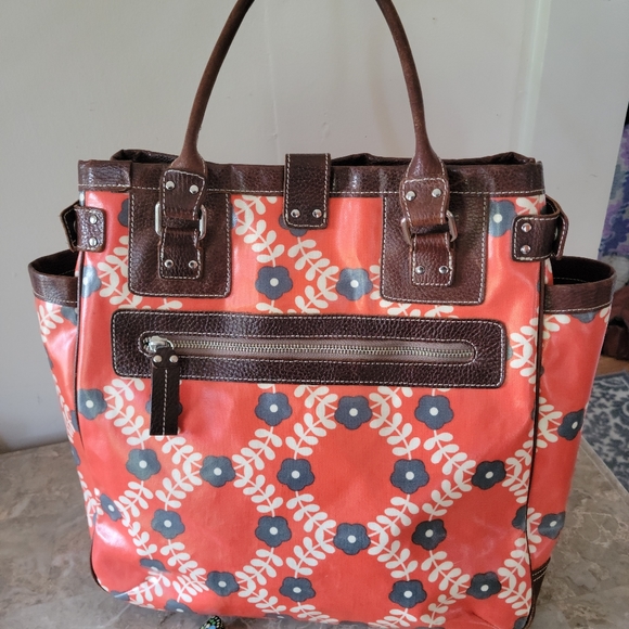 Orla Kiely Bags Orla Kiely Coated Canvas Bag Poshmark